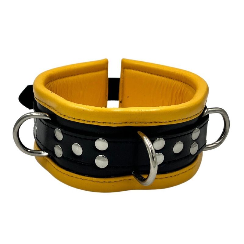 No Mercy Supreme Bondage - Collar - Yellow/Black