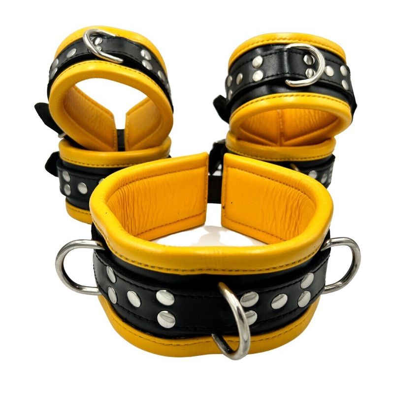 No Mercy Supreme Bondage - 5-Piece - Yellow/Black