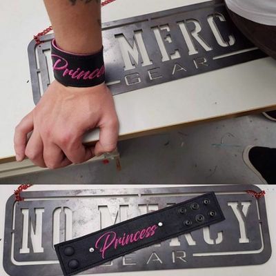 No Mercy Gear - Wrist Band - Embroidered Custom Design