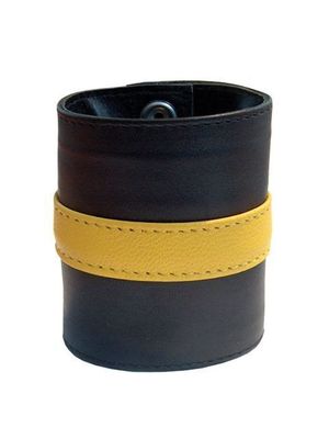 Mister B - Leather Wrist Wallet - Yellow