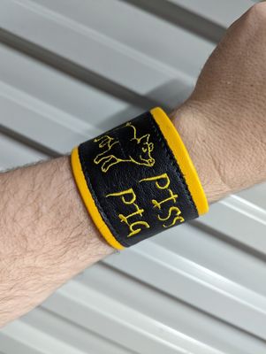 No Mercy Gear - Wrist Band - Piss Pig Design