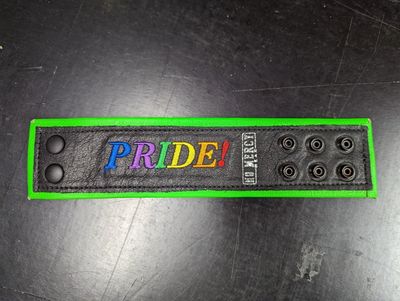 No Mercy Gear Wrist Band - Rainbow Pride Design