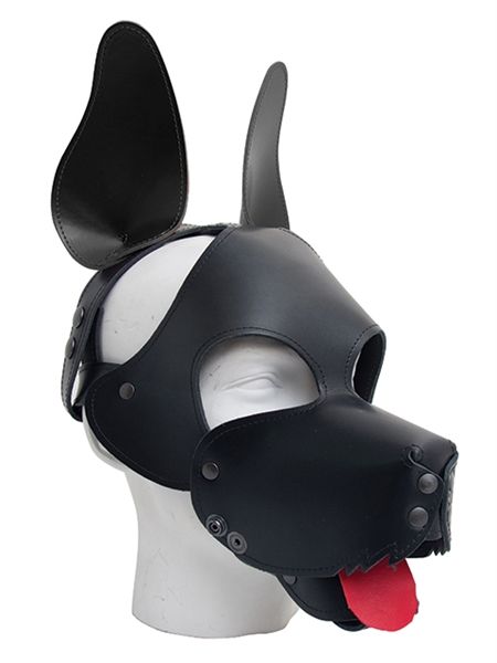 Mister B - Leather Shaggy Dog Hood