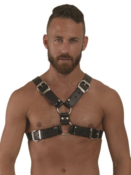 Mister B - Leather Y-Front Harness