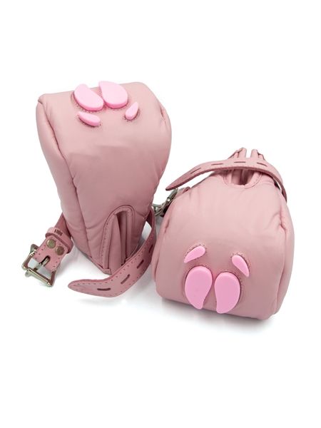 Mister B - Leather Pig Paws Pink