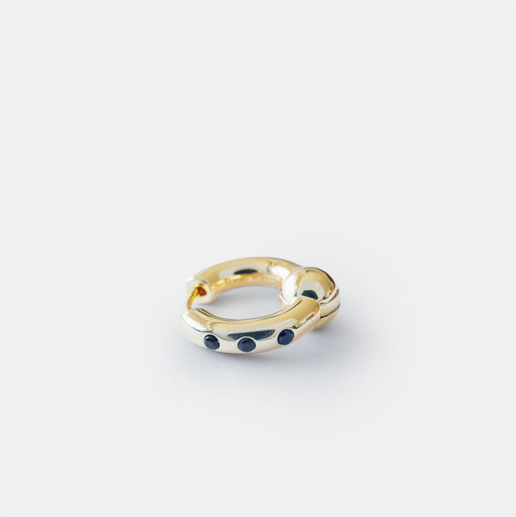 Hoemo World - Prince Albert Diamond Chunky Hoop Earring