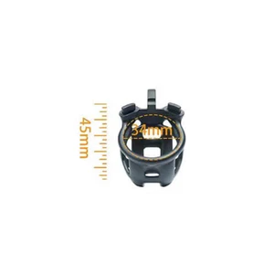 Cobra Chastity - NU Black Cage & Keys - Nub