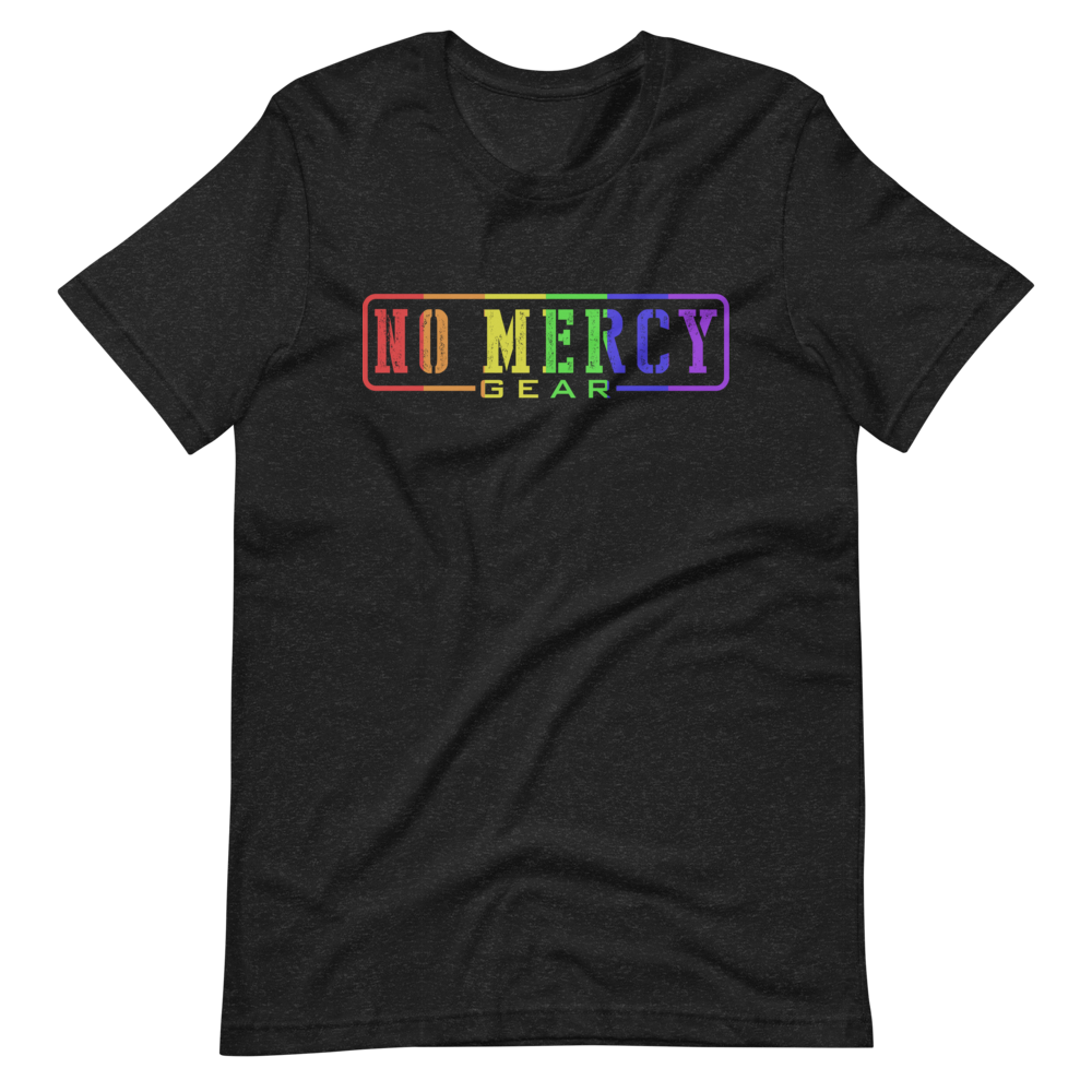 No Mercy Gear - Rainbow Logo T-Shirt