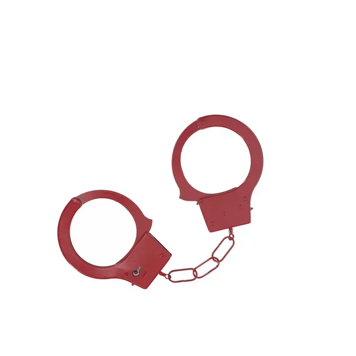OUCH! - Classic Metal Cuffs - Red