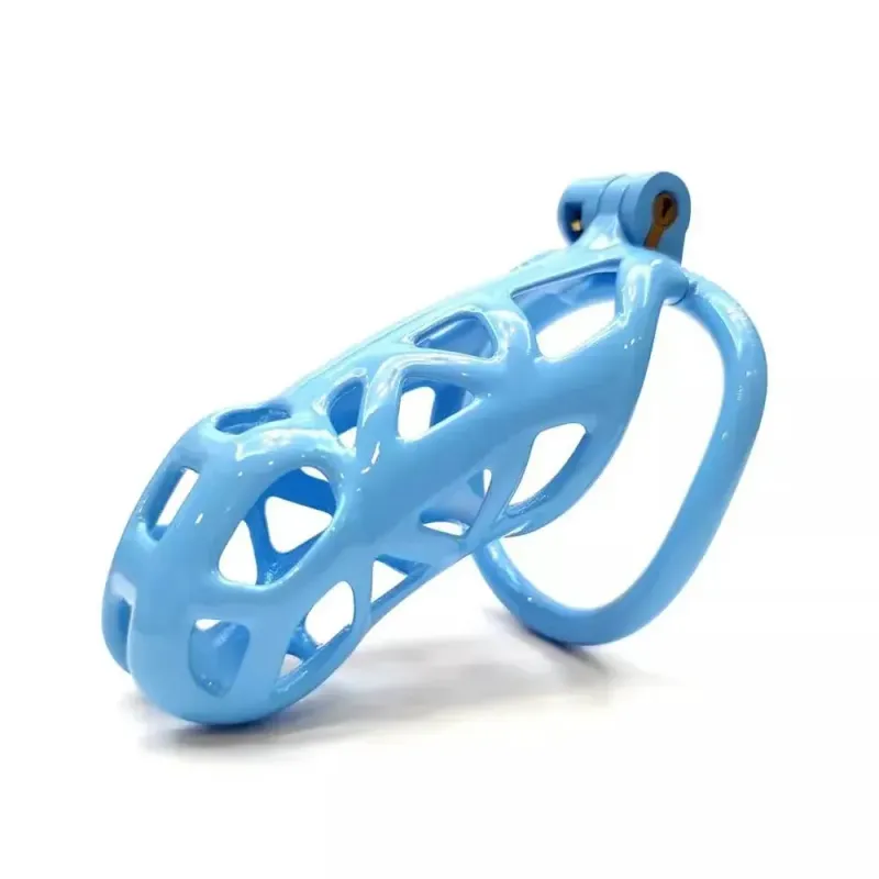 Cobra Chastity - NU Blue Cage & Keys - Maxi