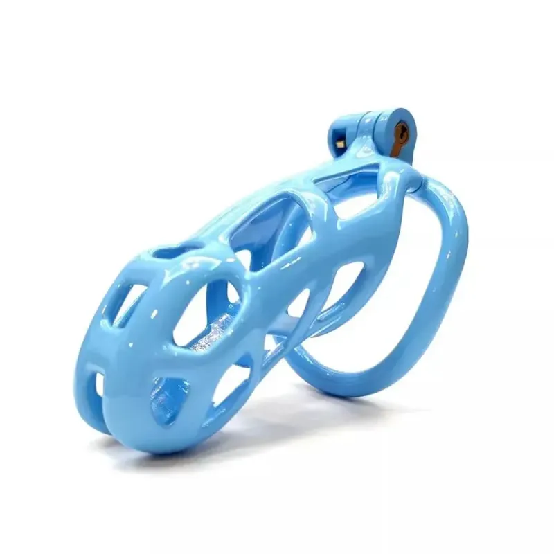 Cobra Chastity - NU Blue Cage & Keys - Standard