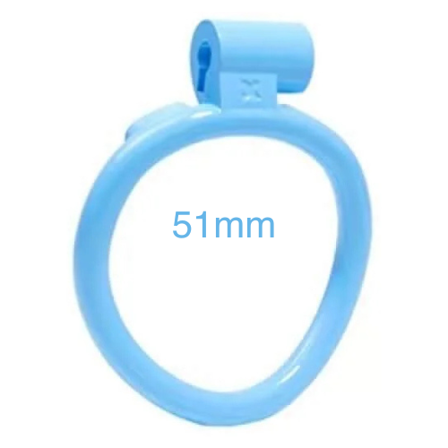 Cobra Chastity - NU Blue Arc Ring - Size 4 - 51mm