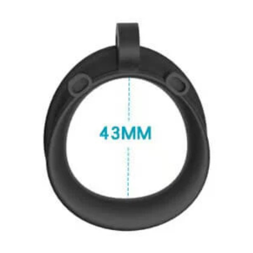 Cobra Chastity - 6.0 - Black Python Ring - Size 2 - 43mm