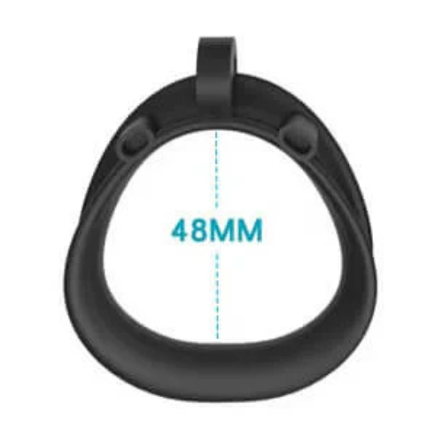 Cobra Chastity - 6.0 - Black Python Ring - Size 3 - 48mm