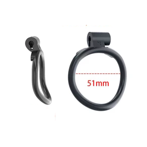 Cobra Chastity - NU Black Arc Ring - Size 4 - 51mm