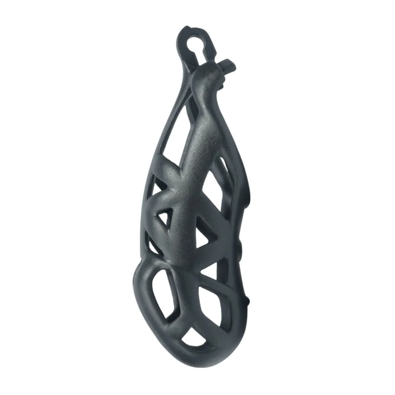 Cobra Chastity - NU Black Cage & Keys - Maxi