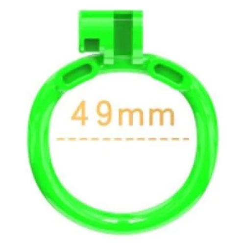 Cobra Chastity - NU Green Arc Ring - Size 3 - 49mm