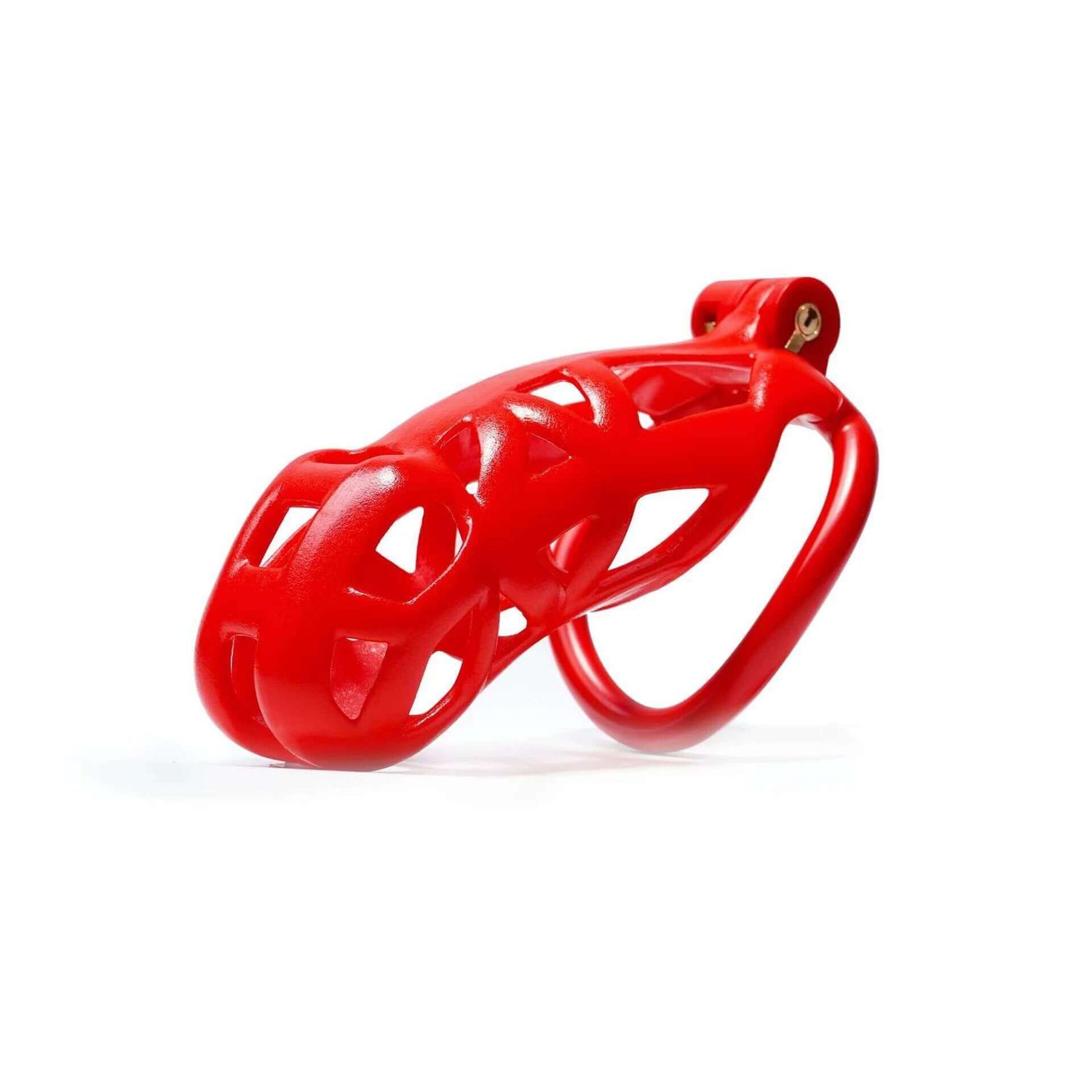 Cobra Chastity - NU Red Cage & Keys - Maxi