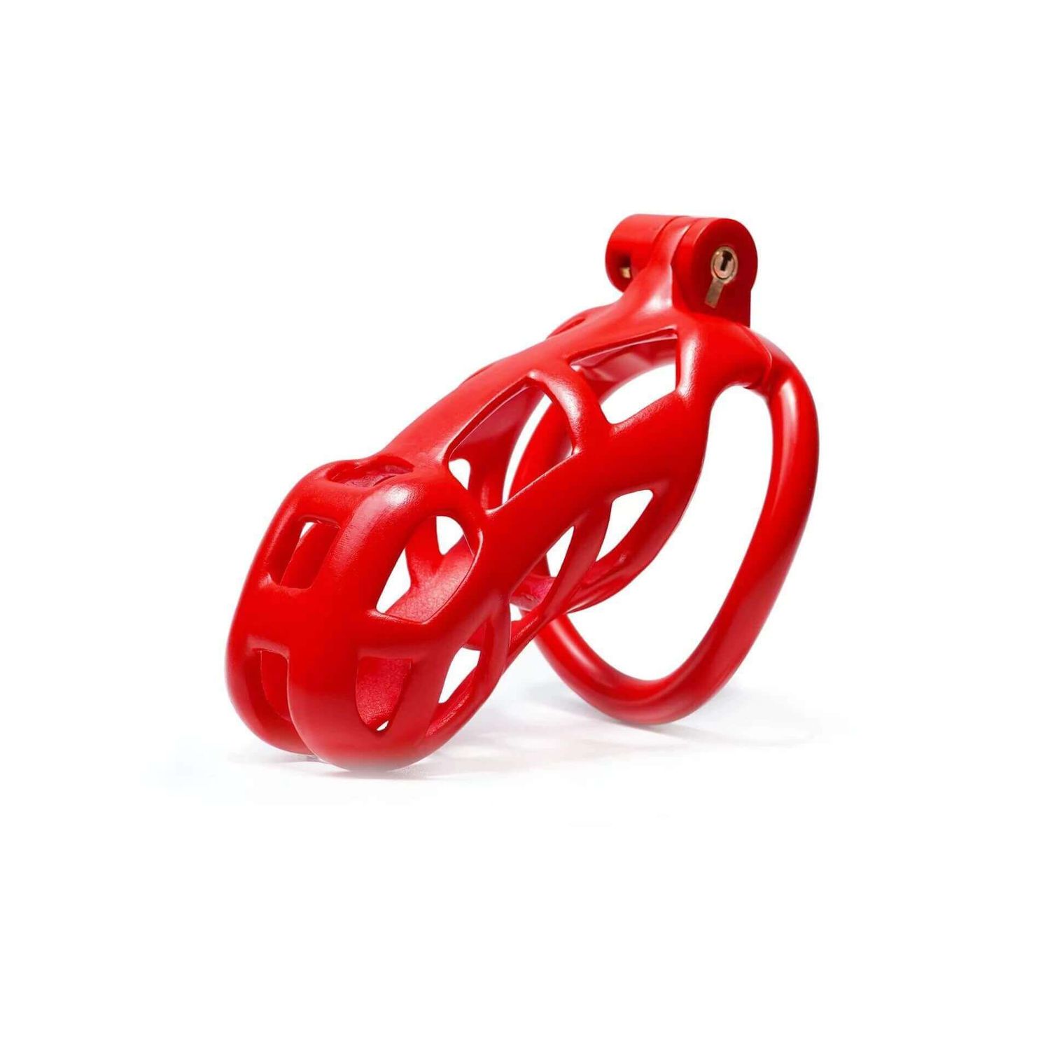 Cobra Chastity - NU Red Cage & Keys - Standard