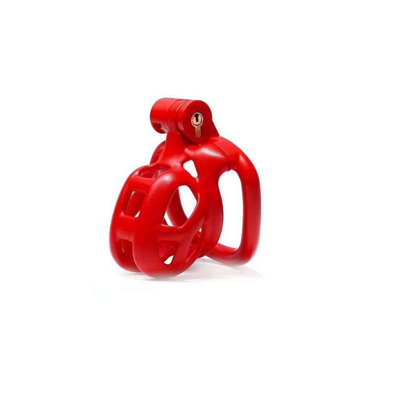 Cobra Chastity - NU Red Cage & Keys - Nub