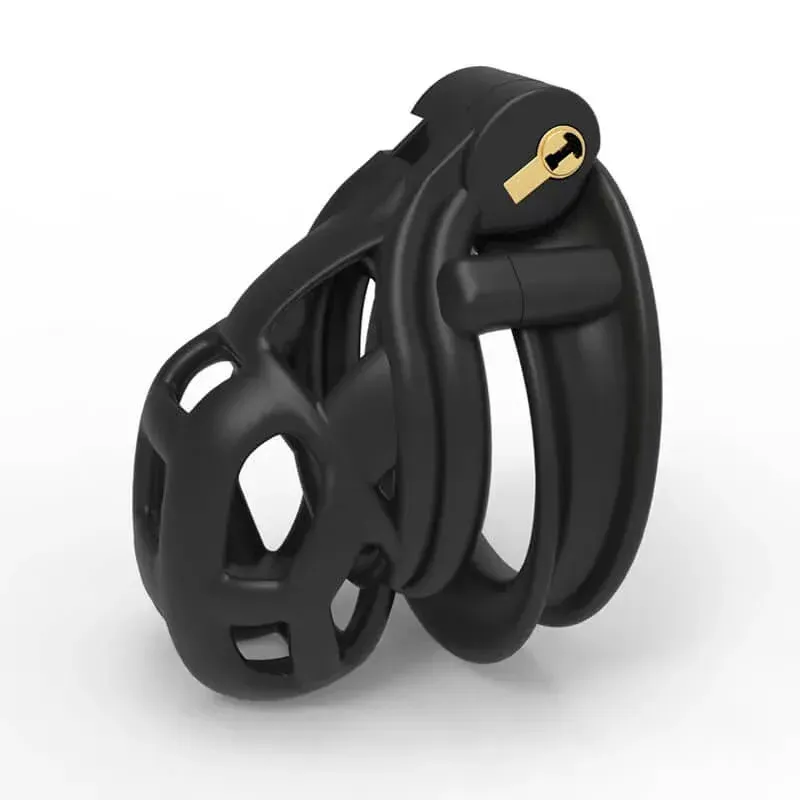 Cobra Chastity - Black Cage 6.0 & Keys - Tight