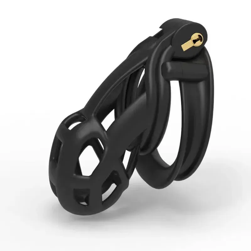 Cobra Chastity - Black Cage 6.0 & Keys - Snug
