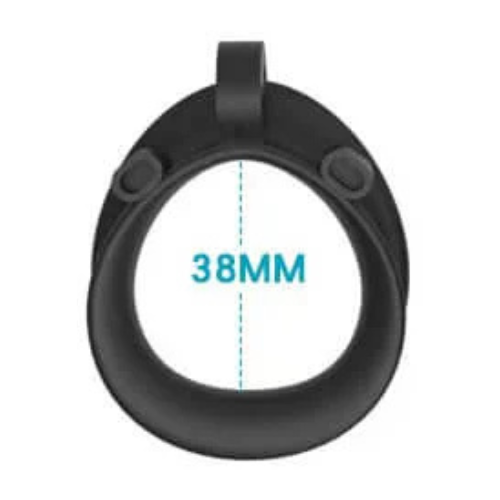 Cobra Chastity - 6.0 - Black Python Ring - Size 1 - 38mm
