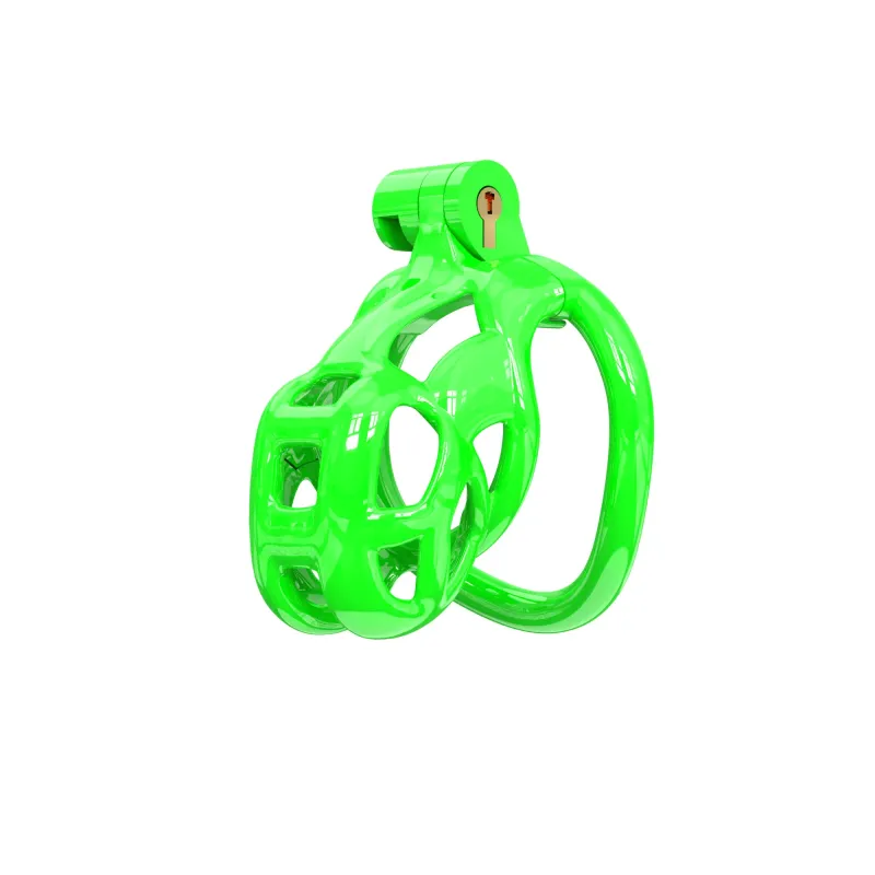 Cobra Chastity - NU Green Cage & Keys - Nano