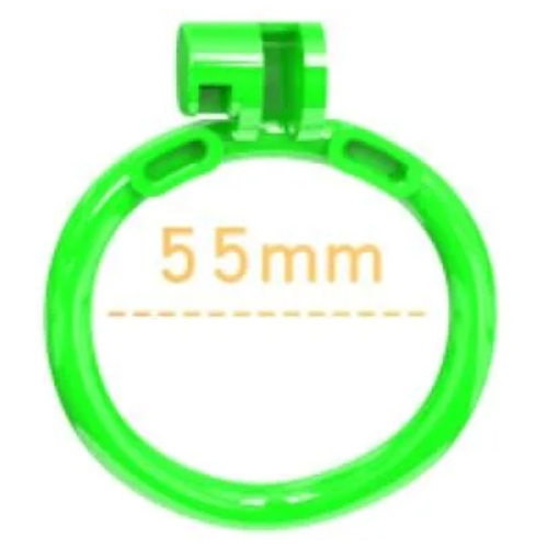 Cobra Chastity - NU Green Arc Ring - Size 5 - 55mm