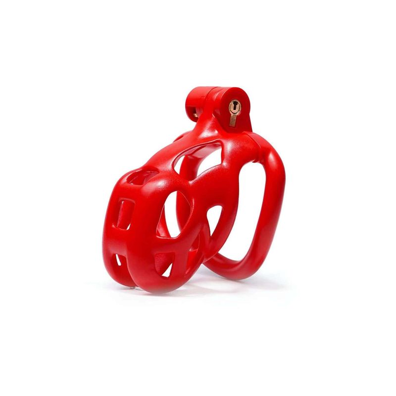 Cobra Chastity - NU Red Cage & Keys - Nano