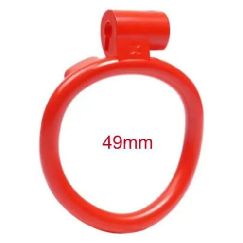 Cobra Chastity - NU Red Arc Ring - Size 2 - 46mm