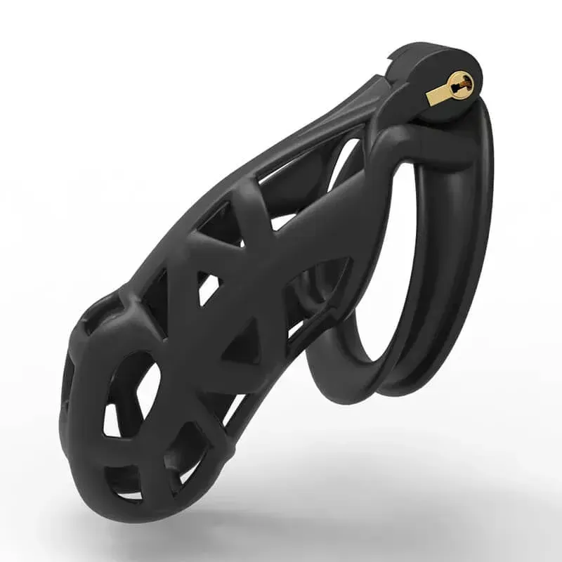 Cobra Chastity - Black Cage 6.0 & Keys - Max