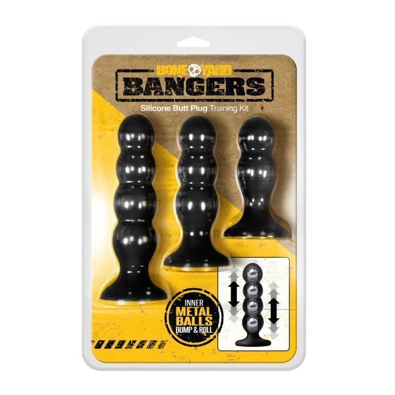 Boneyard - Bangers Silicone Ass Training Kit - 3pc Boneyard - Bangers Silicone Ass Training Kit - 3pc
