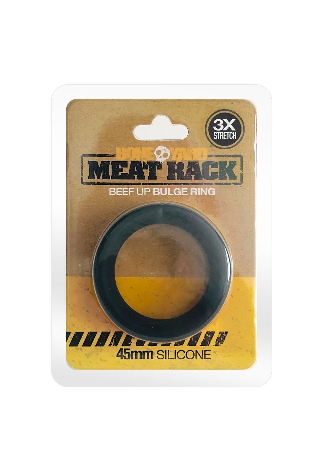 Boneyard - Meat Rack Cock Ring - Black Boneyard - Meat Rack Cock Ring - Black