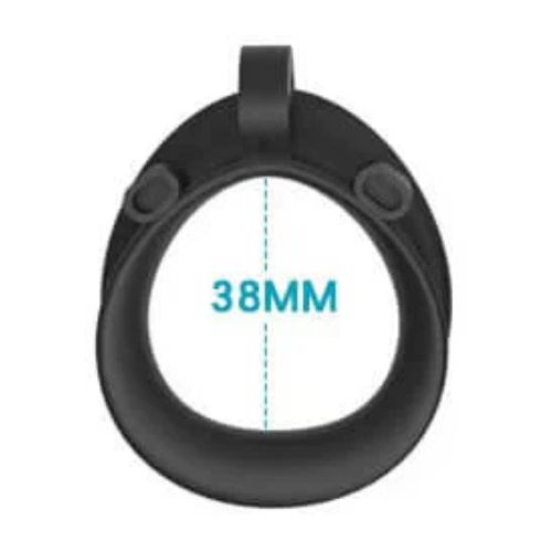Cobra Chastity - 6.0 - Black Python Ring - Size 1 - 38mm