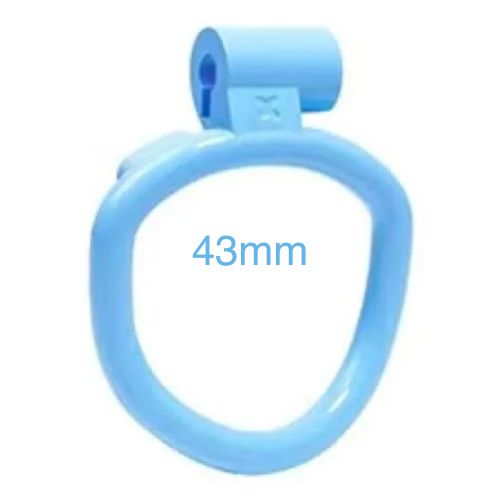 Cobra Chastity - NU Blue Arc Ring - Size 1 - 43mm