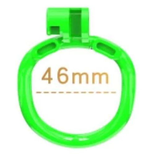 Cobra Chastity - NU Green Arc Ring - Size 2 - 46mm