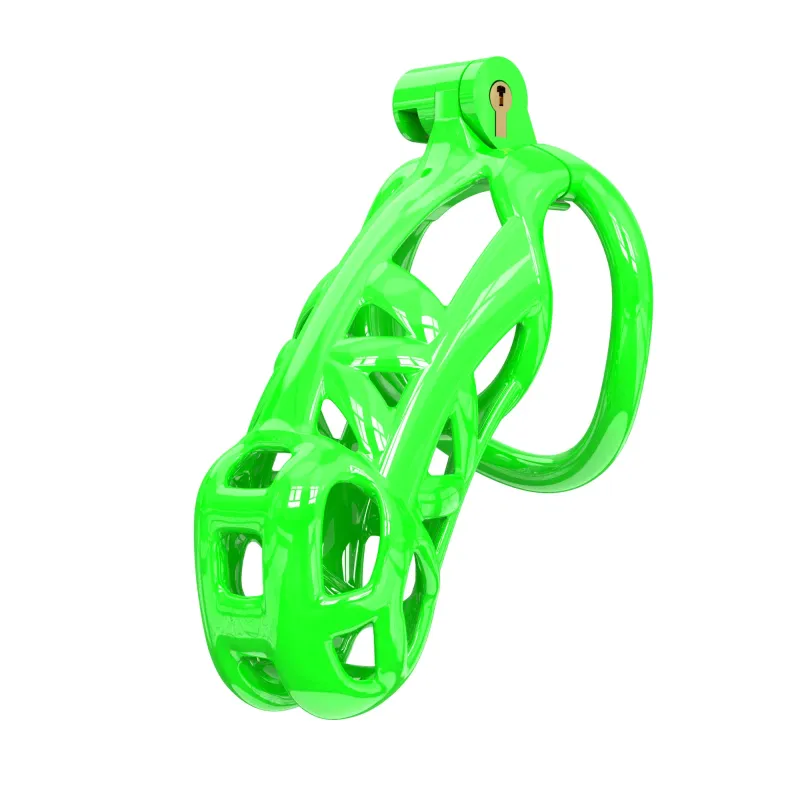 Cobra Chastity - NU Green Cage & Keys - Maxi