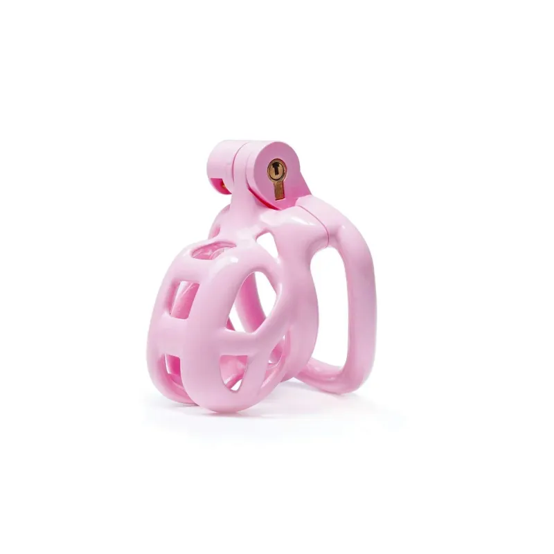 Cobra Chastity - NU Pink Cage & Keys - Nub