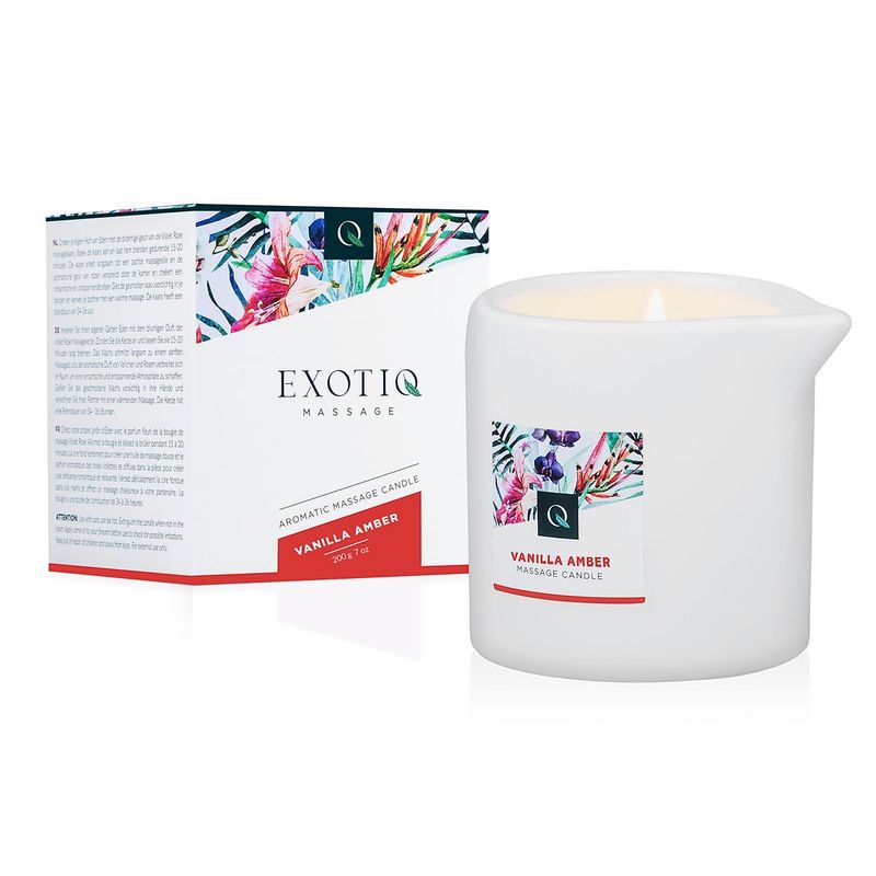 Exotiq - Vanilla Amber Massage Candle - 200g