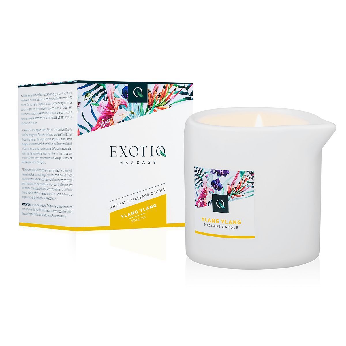 Exotiq - Ylang Ylang Massage Candle - 200g Exotiq - Ylang Ylang Massage Candle - 200g
