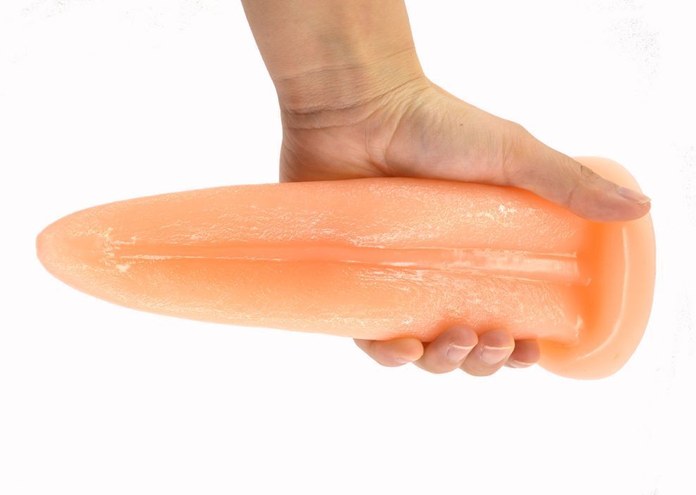 FAAK - Tongue Shaped Anal Plug - Flesh