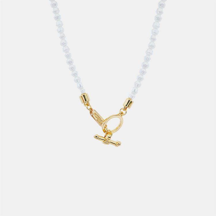 Hoemo World - Dick T-Bar Pearl Necklace