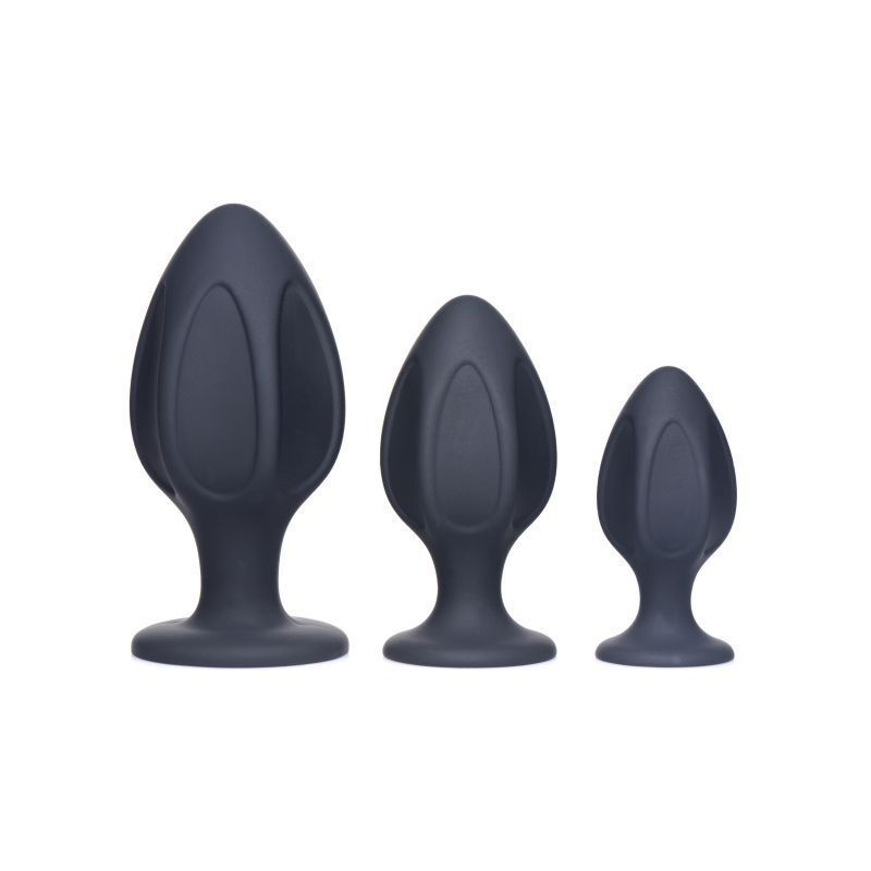 Master Series - Triple Juicers Silicone Anal Plug Set Master Series - Triple Juicers Silicone Anal Plug Set