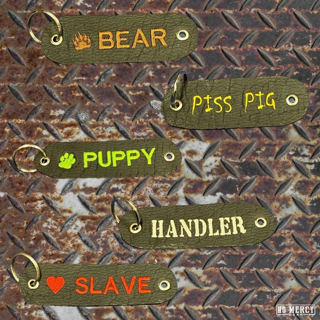 No Mercy Gear - Embroidered Key Tag No Mercy Gear - Embroidered Key Tag
