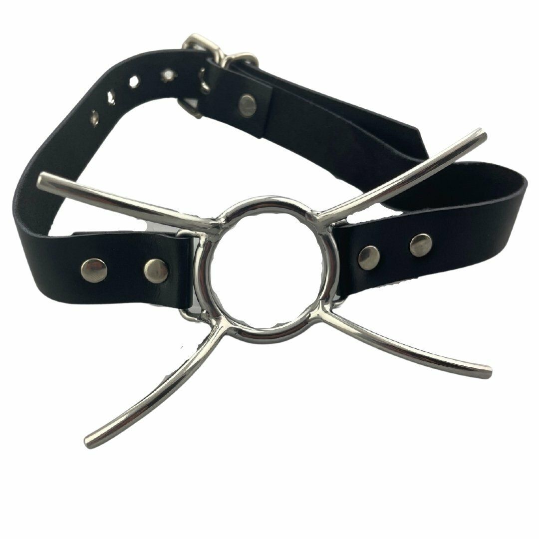 No Mercy Gear - Stainless Steel Spider Gag 2in1