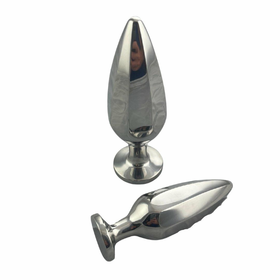No Mercy Steel - Stainless Steel Butt Plug  Anodized Shine Finish