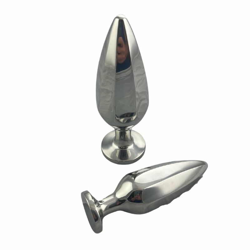 No Mercy Steel - Stainless Steel Butt Plug  Anodized Shine Finish