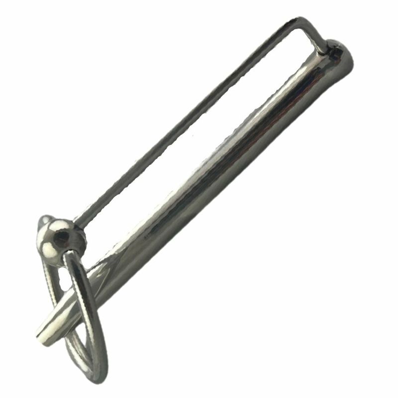 No Mercy Steel - Stainless Steel Penis Plug With Glans Ring PA Design