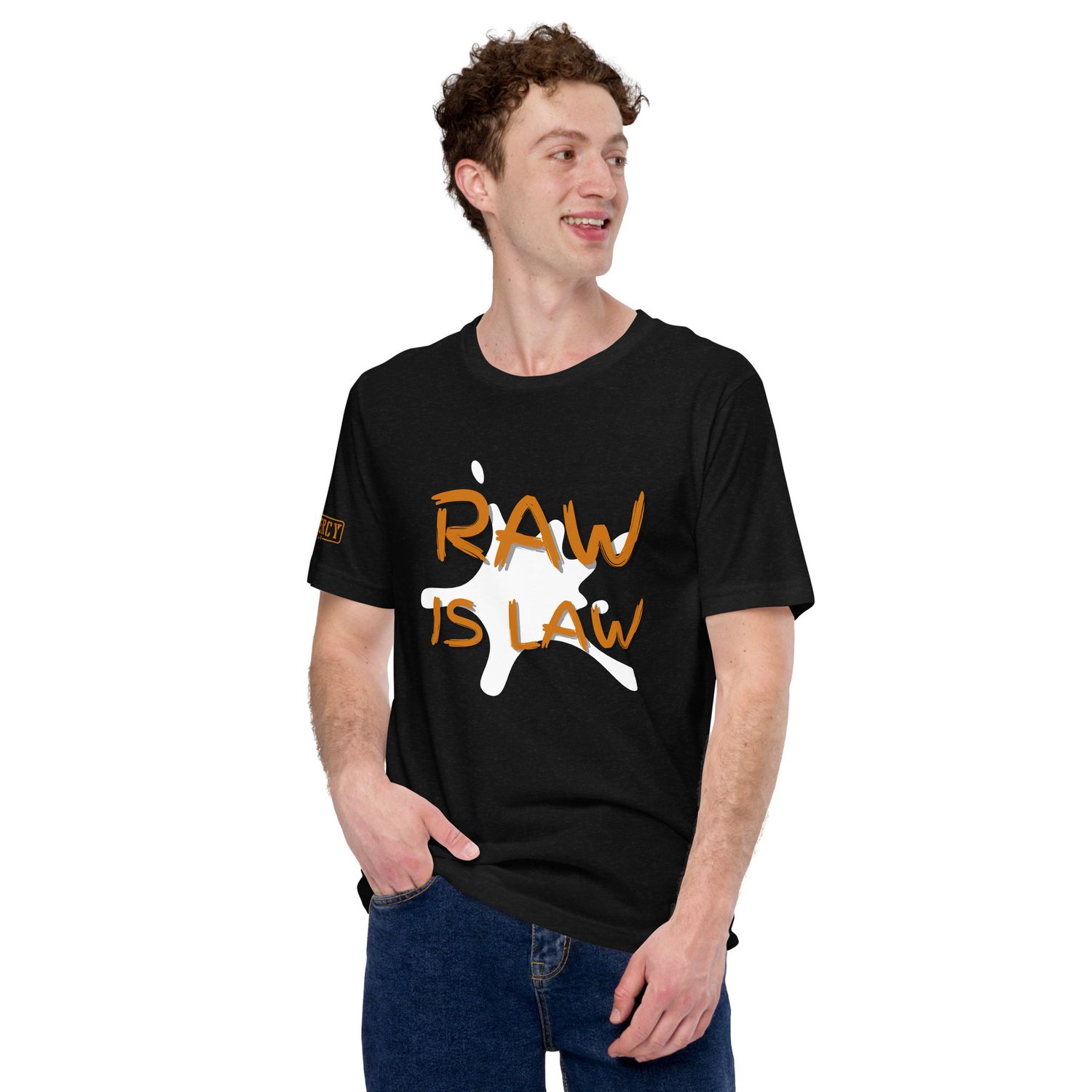 Raw Is Law TShirt Orange